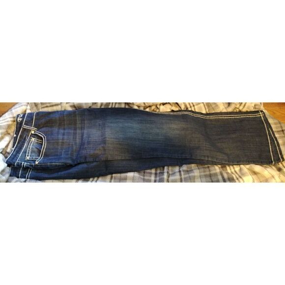 NWT Live Hard Play Hard Jeans Women Size 26 Rhinestone Embellished Pockets. Wais - Picture 4 of 9